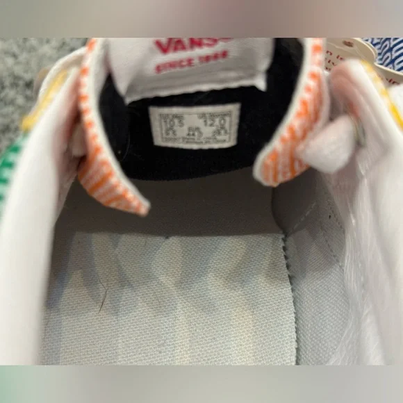 Vans Pride Sneakers - Red, Yellow, Blue, Green Rainbow Pride - Picture 5 of 5